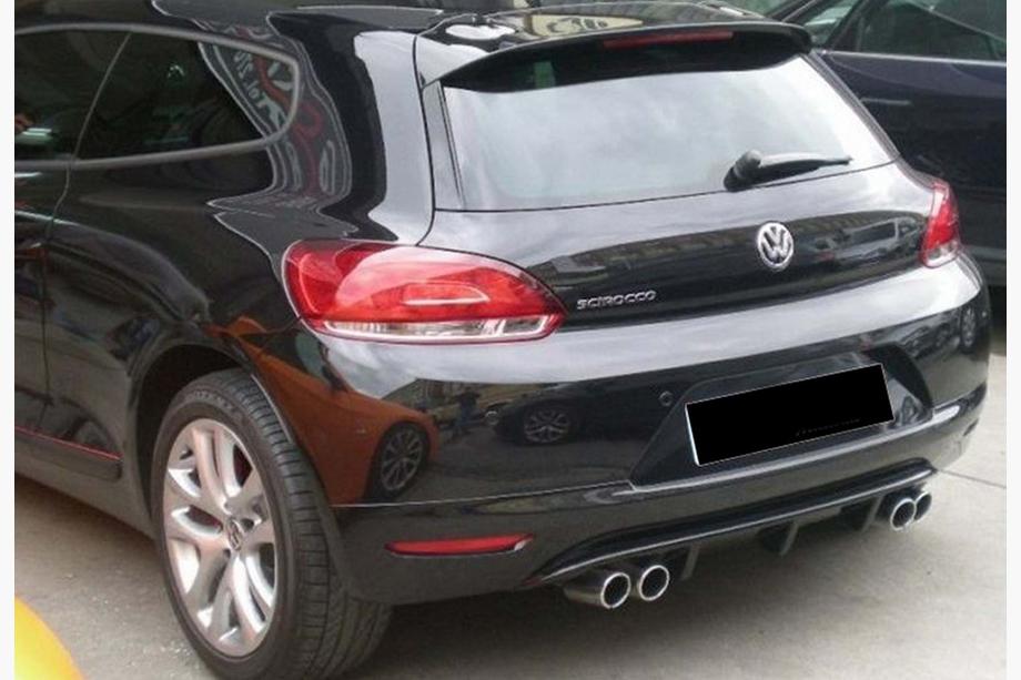 Volkswagen Scirocco 2008–2017 Aizmugurējais difuzors DPT V-2 (2008-2013, melns augstspīdums) Image