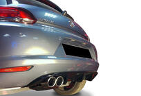 Volkswagen Scirocco 2008–2017 Aizmugurējais difuzors DPT V-3 (2008-2013, melns spīdīgs) foto 2