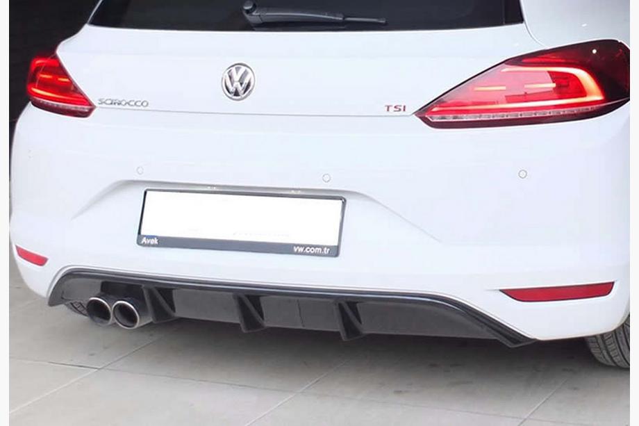 Volkswagen Scirocco 2008–2017 Aizmugurējais difuzors DPT V-5 (2014-2017, spīdīgi melns) Image