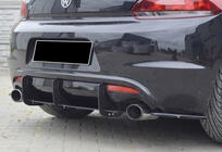 Volkswagen Scirocco 2008–2017 Aizmugurējais difuzors DPT V-4 (2008-2017, melns spīdīgs) foto 3