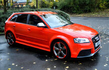 Audi A3 2003–2012 DPT sānu sliekšņi (2005-2008, melns spīdīgs) foto 1