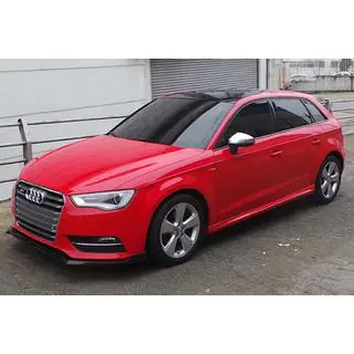 Sānu sliekšņi DPT (HB, melns spīdums) Audi A3 2012–2020 foto 3