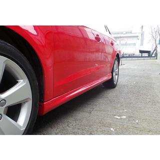 Sānu sliekšņi DPT (HB, melns spīdums) Audi A3 2012–2020 foto 1