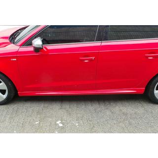Sānu sliekšņi DPT (HB, melns spīdums) Audi A3 2012–2020 foto 2