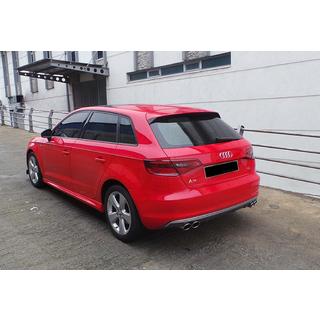 Sānu sliekšņi DPT (HB, melns spīdums) Audi A3 2012–2020 foto 4