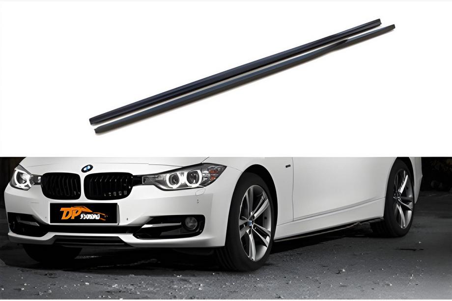 BMW 3. sērija F30/F31 2012–2019 DPT sliekšņu uzlikas (zem Base sliekšņiem, spīdīgi melnas) Image