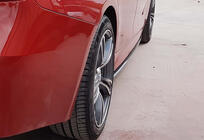 BMW 3. sērija F30/F31 2012–2019 DPT V-3 sliekšņu uzlikas (M-Sport sliekšņiem, melns spīdīgs) foto 4