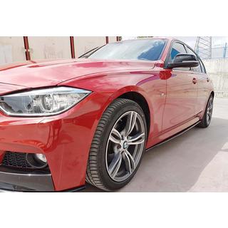 DPT V-3 sliekšņu uzlikas (M-Sport sliekšņiem, melns spīdīgs) BMW 3. sērija F30/F31 2012–2019 foto 2