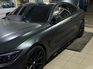 BMW 4 sērija F32/F33/F36 2012–2020 DPT sānu sliekšņi (spīdīgi melni) foto 4