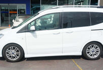Ford Courier 2014–2023 DPT sānu sliekšņi (spīdīgi melni) foto 2