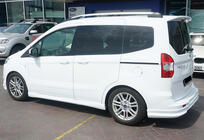 Ford Courier 2014–2023 DPT sānu sliekšņi (spīdīgi melni) foto 3