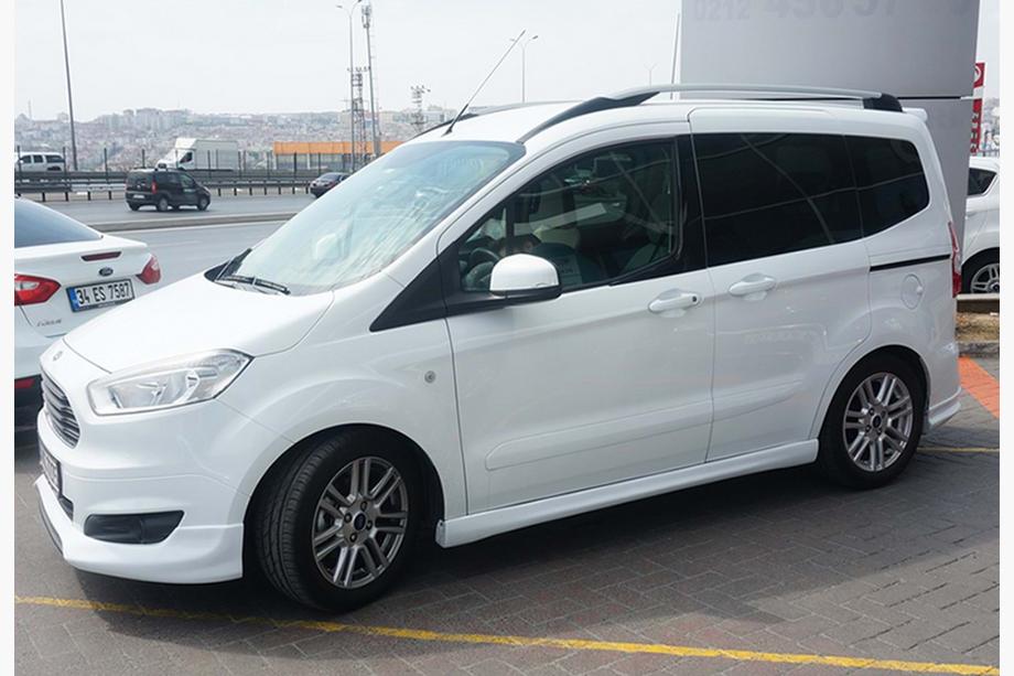 Ford Courier 2014–2023 DPT sānu sliekšņi (spīdīgi melni) Image