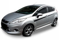 Ford Fiesta 2008–2017 Sānu sliekšņu uzlikas DPT V-1 (HB, krāsošanai) foto 2