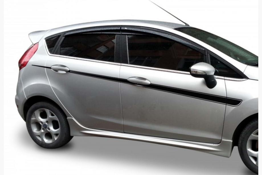 Ford Fiesta 2008–2017 Sānu sliekšņu uzlikas DPT V-1 (HB, krāsošanai) Image