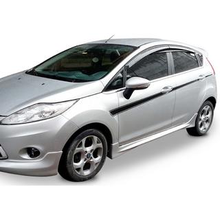 Sānu sliekšņi DPT V-2 (HB, melns spīdīgs) Ford Fiesta 2008–2017 foto 2