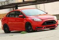 Ford Focus III 2011–2017 DPT sānu sliekšņi (SD, 2015-2017, spīdīgi melns) foto 4