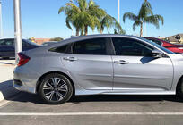 Honda Civic Sedans X 2016–2021 Sānu sliekšņi DPT V-1 (krāsošanai) foto 1