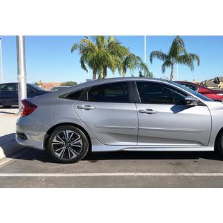 Sānu sliekšņi DPT V-1 (krāsošanai) Honda Civic Sedans X 2016–2021 foto 1