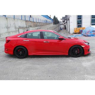 Sānu sliekšņi DPT V-3 (krāsošanai) Honda Civic Sedans X 2016–2021 foto 1