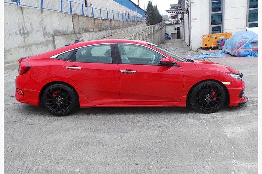 Honda Civic Sedans X 2016–2021 Sānu sliekšņi DPT V-3 (krāsošanai) Image