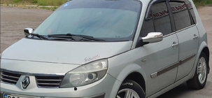 Renault Scenic/Grand 2003–2009 Logu apmales (4 gab., nerūsējošais tērauds) foto 5