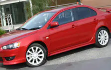 Mitsubishi Lancer X 2008– DPT sānu sliekšņi (krāsošanai) foto 1