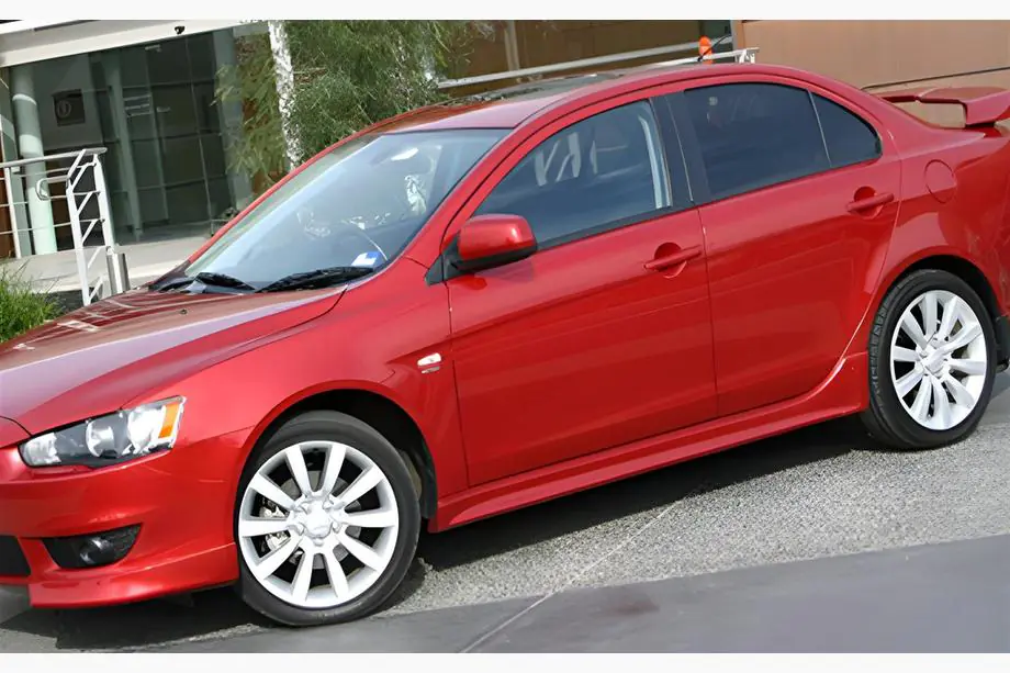 Mitsubishi Lancer X 2008– DPT sānu sliekšņi (krāsošanai) Image