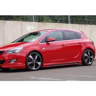 Sānu sliekšņu uzlikas DPT V-2 (spīdīgi melnas) Opel Astra J 2009–2015 foto 1