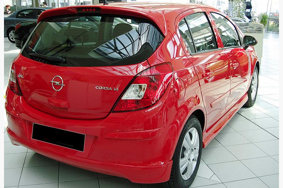 Opel Corsa D 2007–2014 Sānu svārki DPT V-1 (melns spīdīgs) Foto 2