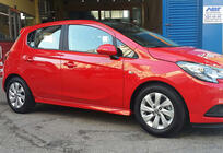 Opel Corsa E 2015–2019 DPT sānu sliekšņi (spīdīgi melni) foto 6
