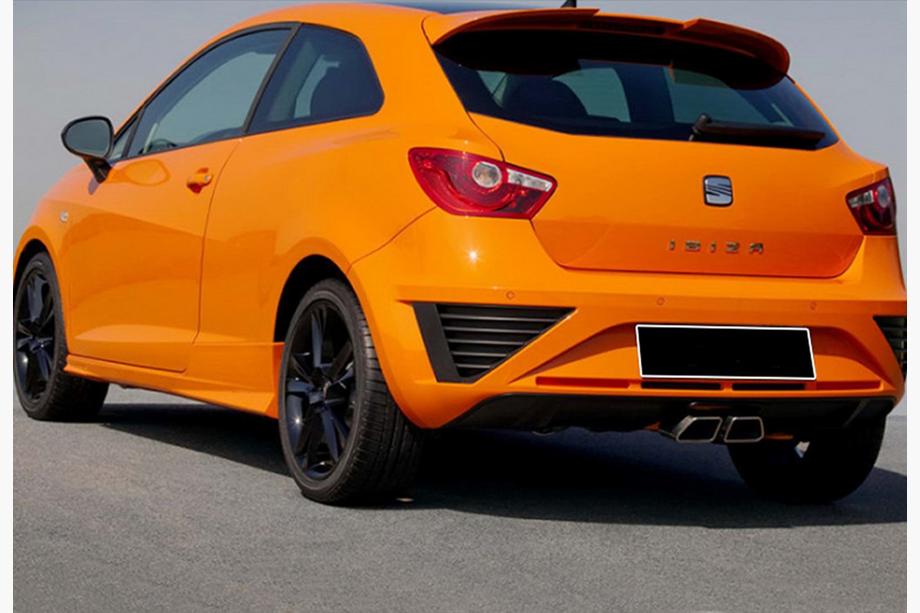 Seat Ibiza 2010–2017 Sānu sliekšņi DPT V-1 (Coupe, melns spīdīgs) Foto 5