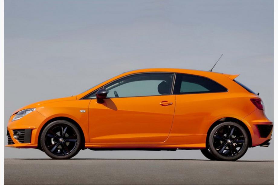 Seat Ibiza 2010–2017 Sānu sliekšņi DPT V-1 (Coupe, melns spīdīgs) Foto 4