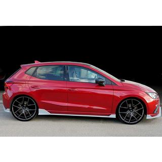 Sānu sliekšņu uzlikas DPT V-2 (spīdīgi melnas) Seat Ibiza 2017– foto 4