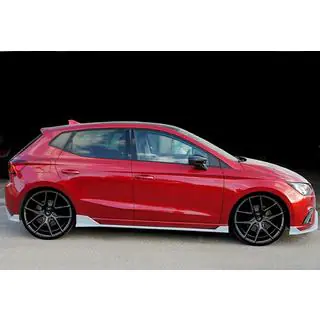 Sānu sliekšņu uzlikas DPT V-2 (spīdīgi melnas) Seat Ibiza 2017– foto 4