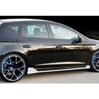 Sānu sliekšņi DPT V-3 (2017-2020, spīdīgi melni) Seat Leon 2013–2020 foto 1