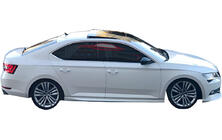Skoda Superb 2015–2024 Sānu sliekšņi DPT V-2 (krāsošanai) foto 1