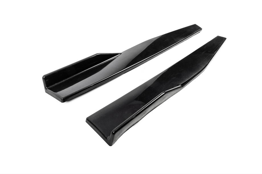 Universālie sānu sliekšņu uzlikas DPT Aero Black (spīdīgi melns) Foto 3