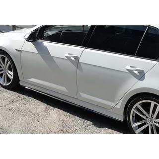 Sānu sliekšņu uzlikas DPT V-2 (spīdīgi melnas) Volkswagen Golf 7/E-Golf 2012–2020 foto 1