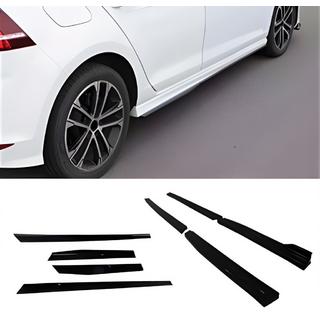 Sānu sliekšņi DPT V-3 (melns spīdīgs) Volkswagen Golf 7/E-Golf 2012–2020