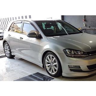 Sānu sliekšņi DPT V-9 (melns spīdīgs) Volkswagen Golf 7/E-Golf 2012–2020 foto 3