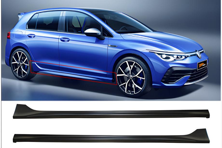 Volkswagen Golf 8 2019– Sānu sliekšņi DPT V-3 (krāsošanai) Image