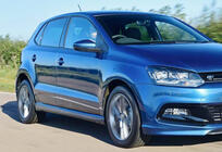 Volkswagen Polo 2010–2017 Sānu sliekšņi DPT V-3 (melns spīdīgs) foto 2