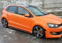 Volkswagen Polo 2010–2017 Sānu sliekšņi DPT V-4 (krāsošanai) foto 2