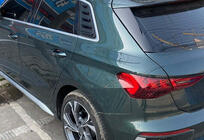 Audi A3 2012–2020 Aizmugurējo sānu logu uzlikas DPT V-1 (melns spīdīgs, 2 gab.) foto 2