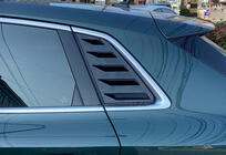 Audi A3 2012–2020 Aizmugurējo sānu logu uzlikas DPT V-1 (melns spīdīgs, 2 gab.) foto 1