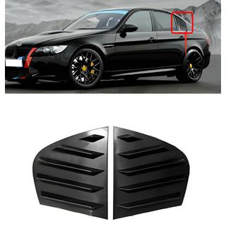 Aizmugurējo logu uzlikas DPT (melns spīdīgs, 2 gab.) BMW 3. sērija E90/E91 2005–2011 foto 1
