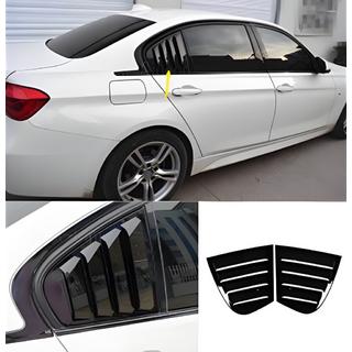 Aizmugurējo logu uzlikas DPT (melns spīdīgs, 2 gab.) BMW 3. sērija F30/F31 2012–2019