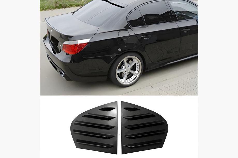 BMW 5. sērija E60/E61 2003–2010 Aizmugurējo logu uzlikas DPT (melns spīdīgs, 2 gab.) Image