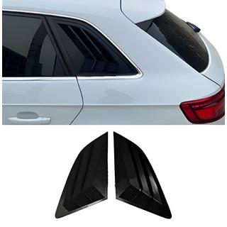 Aizmugurējo logu uzlikas DPT V-2 (melns spīdīgs, 2 gab.) Audi A3 2012–2020
