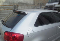 Audi A3 2003–2012 Spoileris DPT V-3 (spīdīgi melns) foto 7